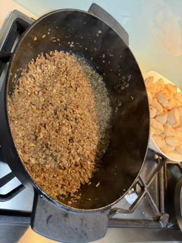 Chicken preparation from an earlier family cook; exact seasoning is not established by the photo.