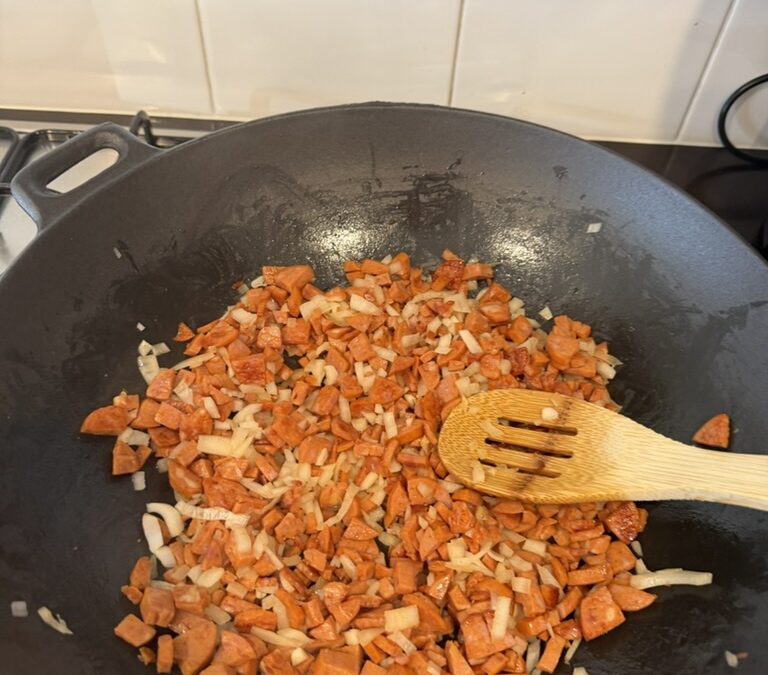 Family cooking photograph: Beef & Bean Ragù