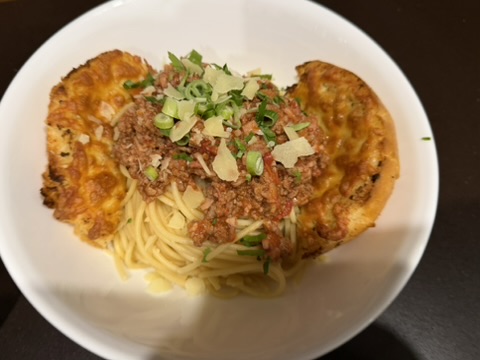 Family cooking photograph: Proper Bolognese Pasta