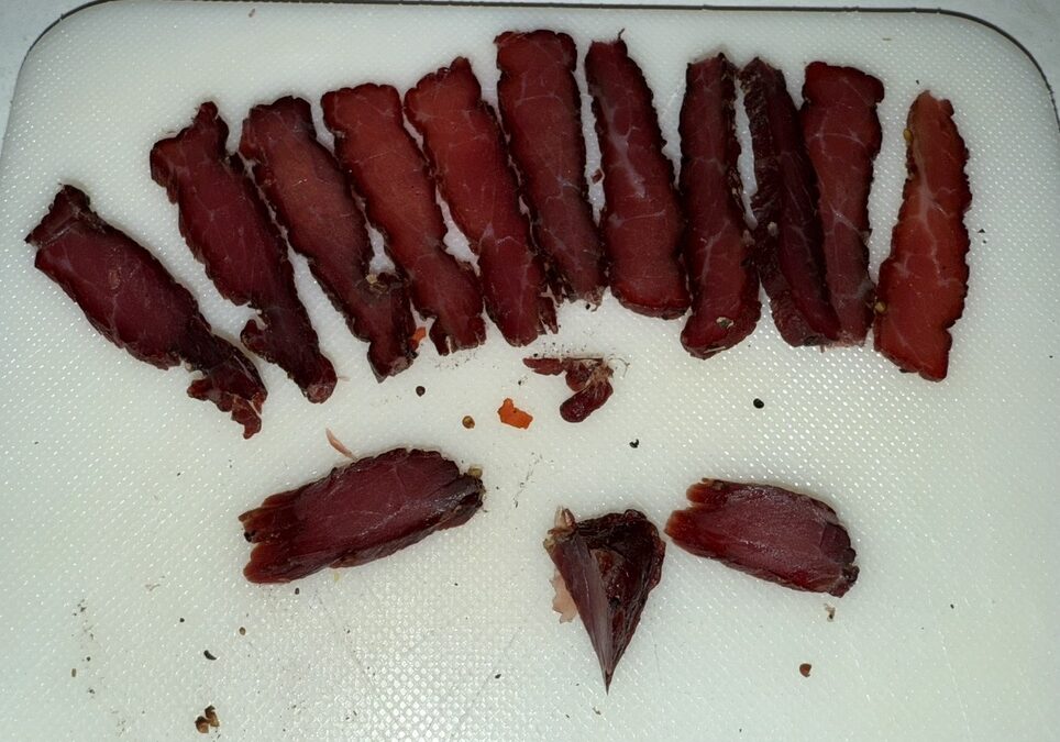 Homemade Biltong